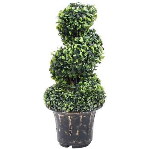  Umjetni spiralni šimšir s posudom zeleni 59 cm Cene