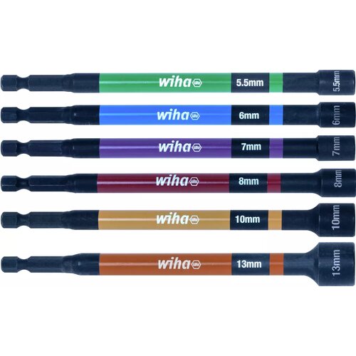 Wiha 47035 magnetni set nasadnih ključeva, u boji, 150mm, 6 delova Cene