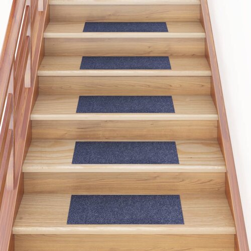 vidaXL samoljepljivi otirači za stepenice 15 kom 60 x 25 cm sivo-plavi Cijene