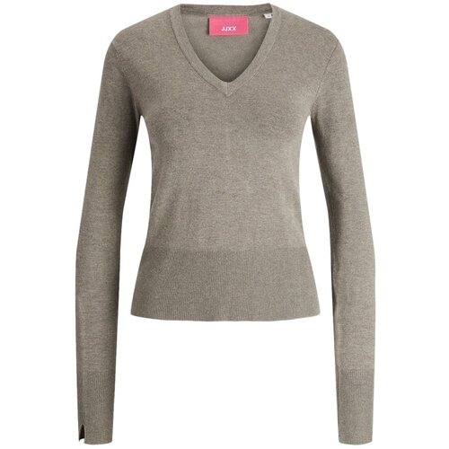 JJXX Puloverji Knit Aretha L/S - Brindle Kostanjeva Cene