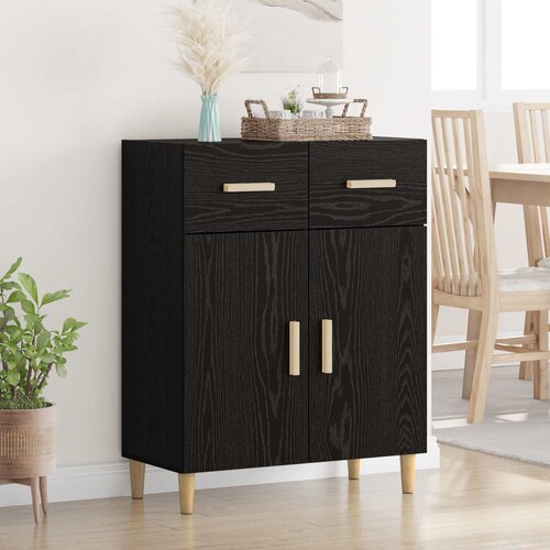  Kreveta Crni hrast 34 x 69.5 x 89 cm Konstruirano drvo Cene