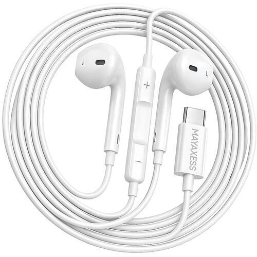 Oem Mayaxess, Žične USB-C slu&scaron;alke za Galaxy Z Fold 6 z vgrajenim mikrofonom, Bela, (5000299414) Cene