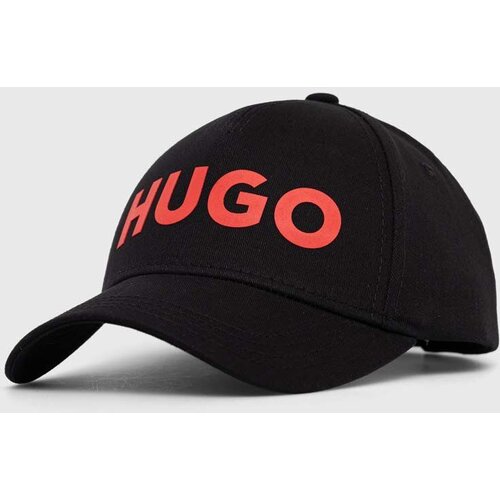 Hugo Bombažna bejzbolska kapa črna barva Slike