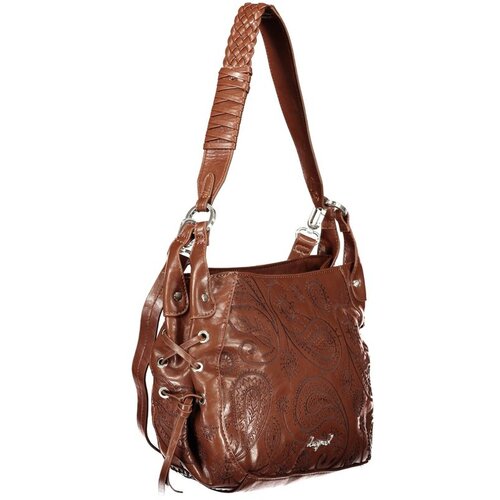 Desigual ženska torba za rame s vezom camel Slike