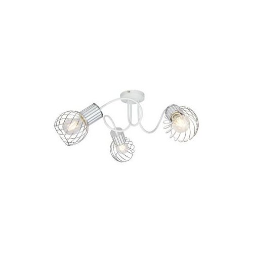 Lampa spot 3xE27 40Wmax Chrom/bijela Slike
