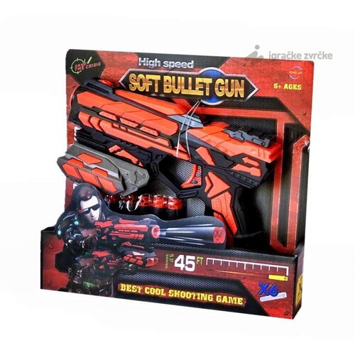 pištolj za decu na sundjer metke - igračka za dečake Slike