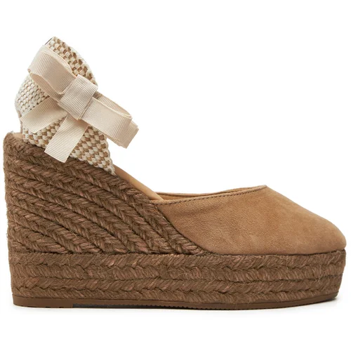 Manebi Espadrile Hamptons Wedge Espadrilles W 1.6 WV Rjava