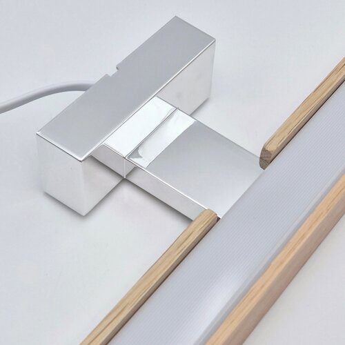  Brilagi-LED Kupatilsko osvetljenje za ogledalo WOODY MIRROR LED/8W/230V IP44 hrast/hrom Slike