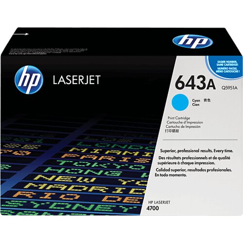 HP Toner Q5951A 643A (modra), original Cene