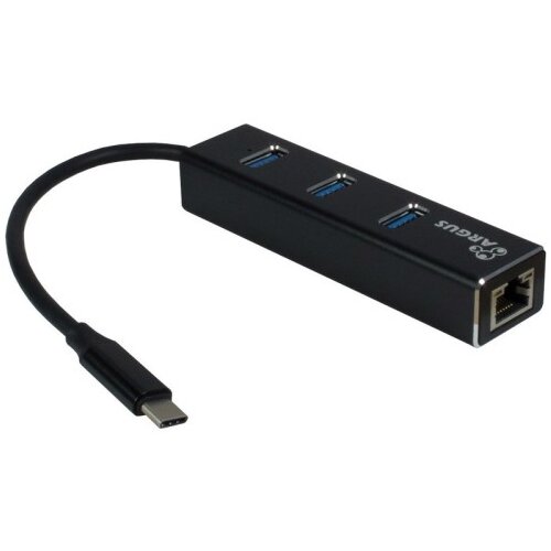InterTech ARGUS IT-410 gigabit LAN USB Type C 3-port Hub mrežni adapter Cene