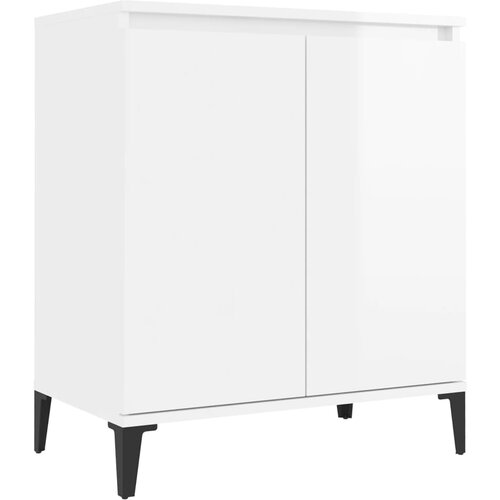 Maison Chic Komoda - Predalnik visok sijaj bela 60x35x70 cm iverna plošča, (21720512) Cene