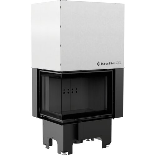 Kratki vgradni kamin VNL/610/430/BLACK Cene