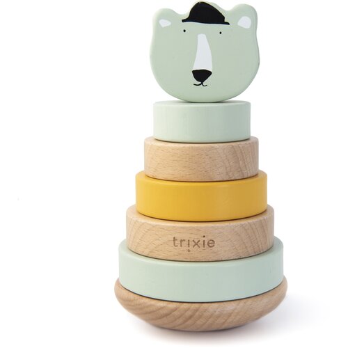 Trixie leseni obroči za zlaganje mr. polar bear Cene