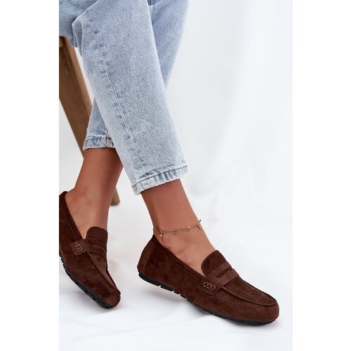Boto Loafers Moccasins Ladies Flat Dark Brown Soreline Slike