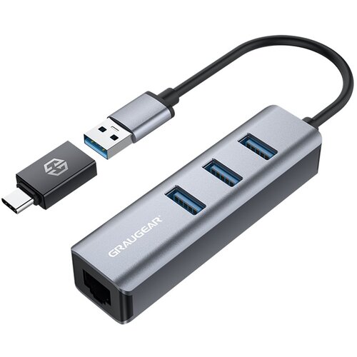 GRAUGEAR G-HUB31L-A USB 3.2 Gen 1 (3.1 Gen 1) Type-A 5000 Mbit /s Slike