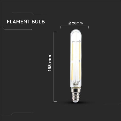  led sijalica filament T20 E14/4W/230V 3000K Slike
