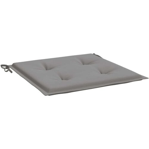 VidaXL jastuci za vrtne stolice 6 kom sivi 50 x 50 x 3 cm od tkanine Slike