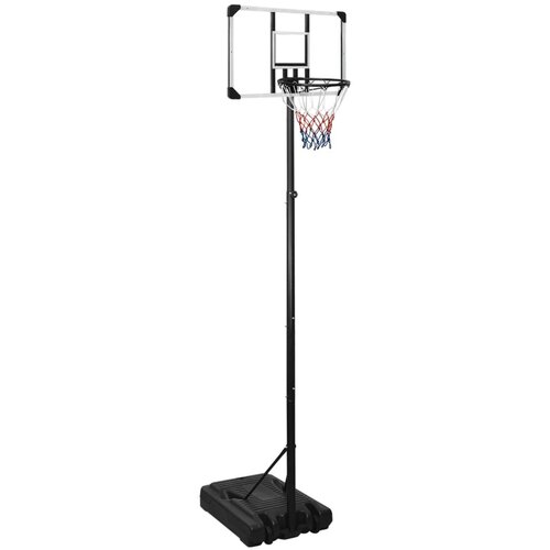 vidaXL Košarkaško stojalo prozorno 280-350 cm polikarbonat Cene