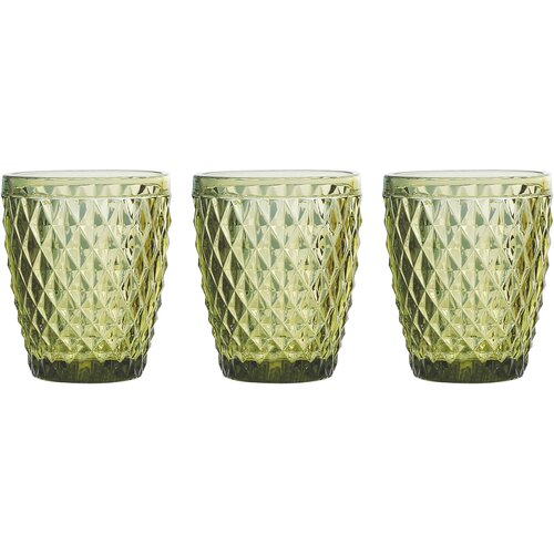 Tognana Set od 3 ča&amp;scaron;e Diamond, 26 cl, Zelene Slike