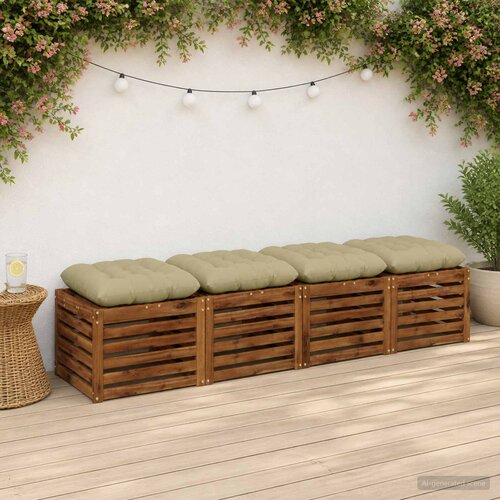  Jastučići za sjedenje VIANEN 4 kom. 100% poliester Slike