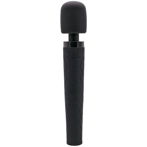 Pixey Deluxe Black Velvet - čarobni &scaron;tapić vibrator M (crni) Cijene