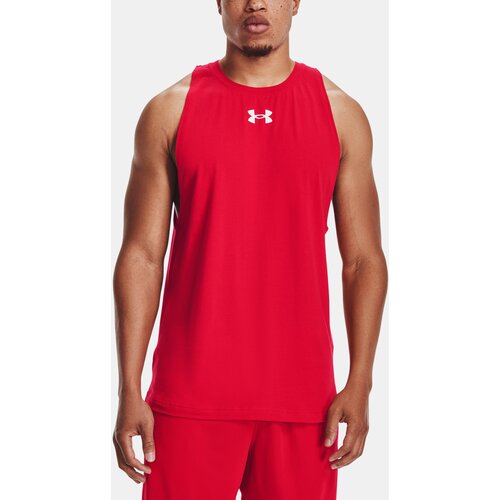 Under Armour Tank Top BASELINE COTTON TANK-RED - Men Cene