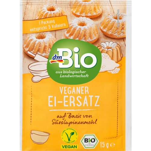 dmBio veganska zamena za jaja u prahu 15 g Slike