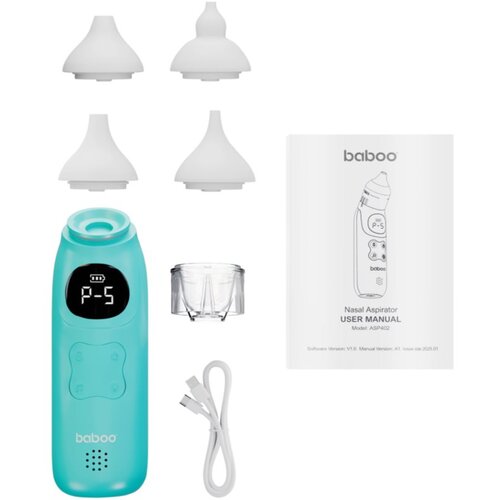 Baboo Comfort Breathe Baby Nasal Aspirator aspirator za nos 0m+ 1 kom Slike