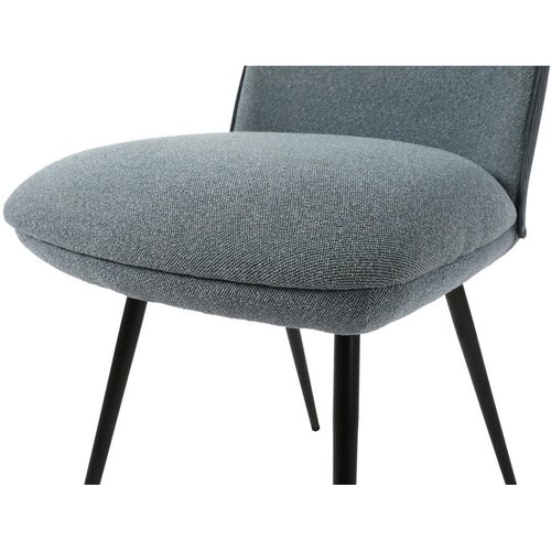CARRYHOME stol, kovina, tekstil modra Slike