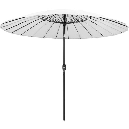  Zunanji senčnik z aluminijastim drogom 270 cm peščeno bel, (20692460) Cene