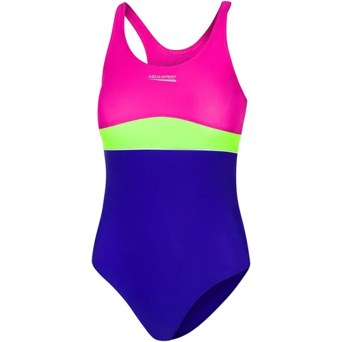 Aqua speed Kids's Swimsuits EMILY Violet/Green/Pink