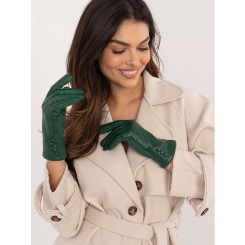 Fashionhunters Dark Green Elegant Women's Gloves Cijene