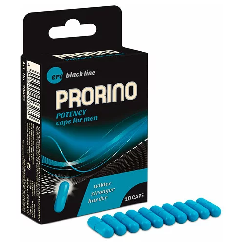 Hot Ero Prorino Black Line Potency caps for men 10tbl