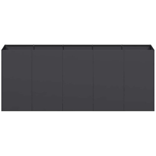  Sadilica crna 200x40x80 cm od hladno valjanog čelika Slike