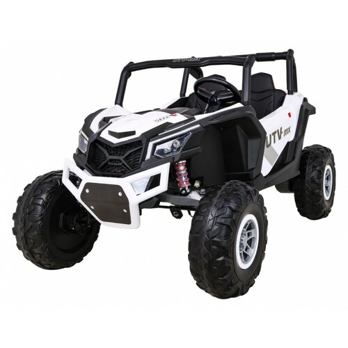 Lean Toys Otro&amp;scaron;ki avto akumulator Buggy UTV-MX 24V 4X4 bela lea Slike