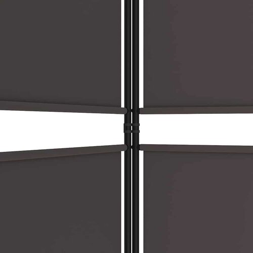  pregrada s 5 panela smeđa 250x180 cm od tkanine Slike