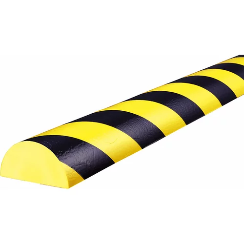 SHG Zaščita površin Knuffi®, tip C+ SOFT, kos 1 m, črno / rumene barve