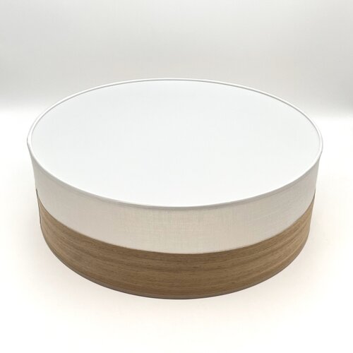 LED plafonsko svetlo SIRJA WOOD LED/36W/230V prečnik 45 cm bela/hrast Slike
