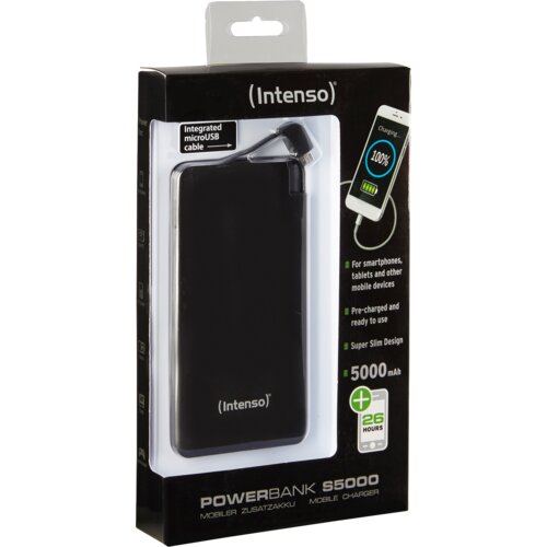 Intenso Prijenosni punjač za mobitele i tablete Slim 5000, 5000mAh Slike