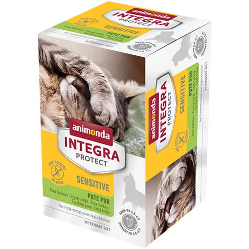 Animonda Integra Protect Adult Sensitive pladnji 6 x 100 g - Puran