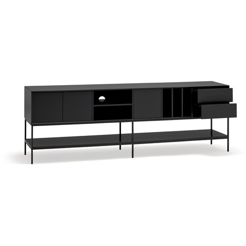 Teulat Crna TV komoda 220x74x45 cm Platt &amp;ndash; Slike
