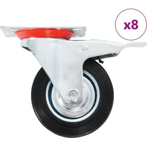 VidaXL Okretni kotačići 8 kom 100 mm Slike