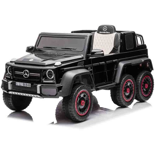 Mercedes-Benz G63 AMG 6x6 auto na akumulator 12V - Crni (Premium oprema) Slike