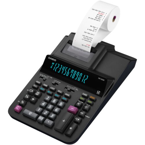 Casio računski stroj s ispisom DR-200R, 12 mjesta Slike