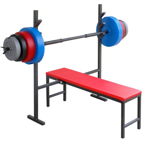 IRON SPORT Benc klupa i tegovi - Benc klupa «LEON» i tegovi 67kg + šipka - proizvodac Cene