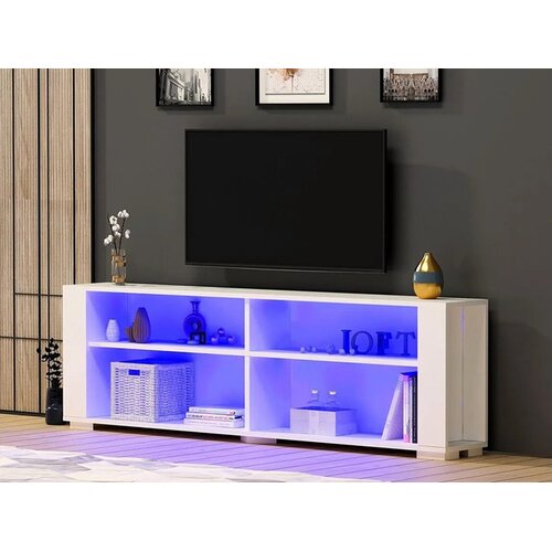 Spinola Tv komoda Sona belo sa led rasvetom Slike