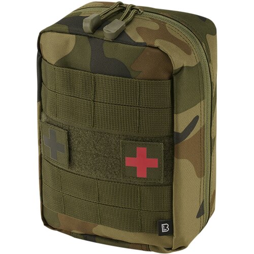 Brandit molle first aid pouch large woodland Slike