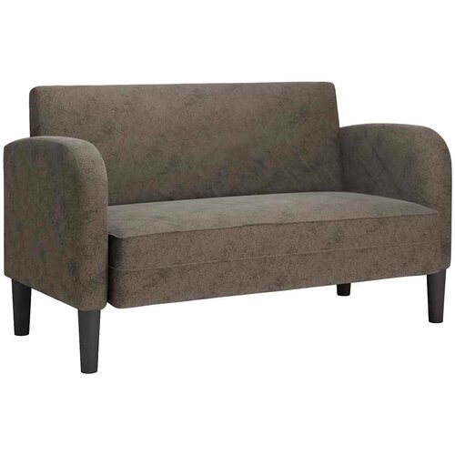 vidaXL Dvosjed tamno sivi 110 cm umjetna koža - Tamno siva 1 Cijene