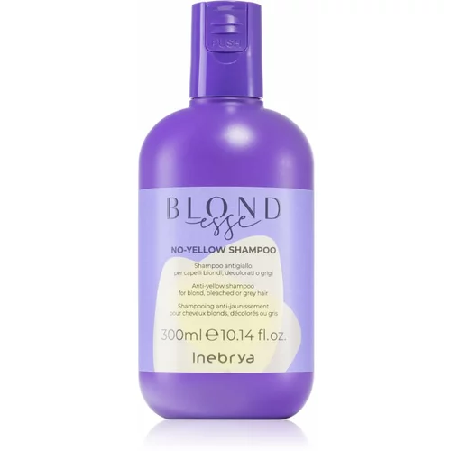 Inebrya BLONDesse No-Yellow Shampoo šampon za neutraliziranje bakrenih tonova za plavu i sijedu kosu 300 ml