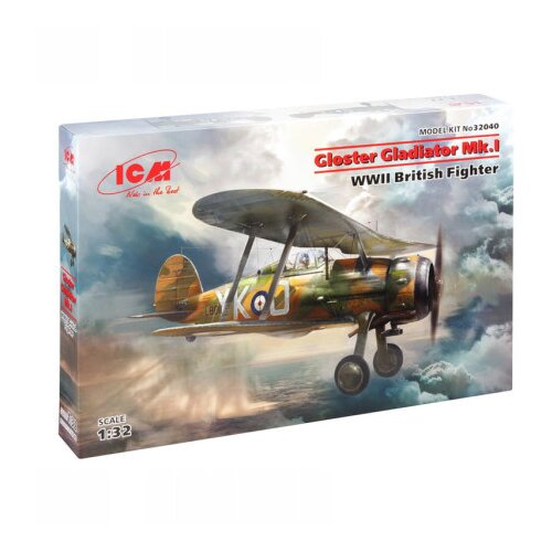 ICM model kit aircraft - gloster gladiator mk.i wwii british fighter 1:32 ( 060952 ) Cene